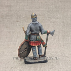 Миниатюра из олова Воин княжеской дружины. Русь X-XI век, 54 мм, Студия Большой полк