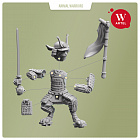 Сборные фигуры из смолы Mimi no Bo, Warrior of Usagi Clan, 28 мм, Артель авторской миниатюры «W»