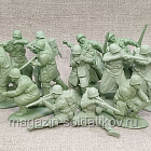 Солдатики из пластика US Infantry (winter dress) WWII, 1/32, Mars (32039) (32039)