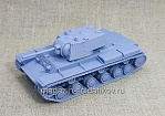 Советский тяжёлый танк КВ-1 3D 1/56 3Д Корнукопия - фото