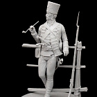 Сборная миниатюра из смолы Рядовой граничарского полка, Австрия 75 мм (1:24) Medieval Forge Miniatures (C-75-121) (C-75-121)