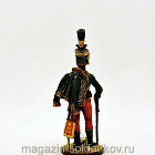 Миниатюра из олова Вахмистр 4го гусарского полка Гессен-Гамбурга.1805-15 гг. 54 мм,Студия Большой полк (ИЛ0374.12.03.54) (ИЛ0374.12.03.54)