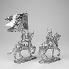 Сборные фигуры из металла Польская кавалерия XVII века, набор №1 (2 фигуры) 28 мм, Figures from Leon