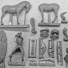 Сборная миниатюра из смолы Конный киргиз-кайсах, 1812-14, 54 мм, Chronos miniatures (CHM-54375) (CHM-54375)
