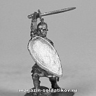 Сборная фигура из металла Знатный русский дружинник с мечом XIII в., 28 мм, Figures from Leon (L013) (L013)