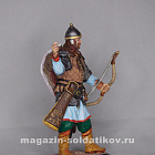 Миниатюра в росписи Русский лучник, XIV-XV вв, 1:32, Сибирский партизан (СП128) (СП128)