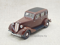 ГАЗ-М1 Фаэтон (бордовый) H158 Наш Автопром 1/43 (QGM-109) (QGM-109)