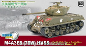 Масштабная модель в сборе и окраске Д Танк М4А3Е8(76)W HVSS 89-й танковый батальон, (1/72) Dragon - фото