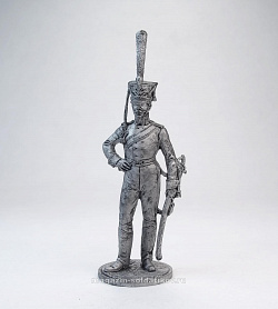 Миниатюра из олова Фейрверкер Лейб-гвардии Конной артиллерии, Россия, 1812-14 гг 54 мм EK Castings