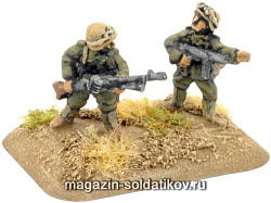 Миниатюра из металла DAK Anti Tank rifle team (15мм) Flames of War (GSO103) (GSO103)