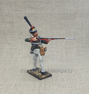 Миниатюра из олова Гренадер Преображенского полка, 1812 -14 год, 54 мм, Студия Большой полк - фото