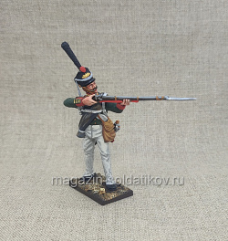 Миниатюра из олова Гренадер Преображенского полка, 1812 -14 год, 54 мм, Студия Большой полк