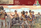 6041 ИТ Набор солдатиков "Британская артиллерия" (1/72) Italeri