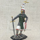 Миниатюра из олова Германский рыцарь XII-XIII вв., 54 мм, Большой полк (ИЛ1678.07.01.54) (ИЛ1678.07.01.54)
