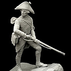 Сборная миниатюра из смолы Russian Grenadier infantry regiment, Swiss campaign 75 мм (1:24) Medieval Forge Miniatures (C-75-119) (C-75-119)