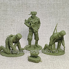 Солдатики из мягкого резиноподобного пластика Партизаны, набор 6 шт, 1/32 Soldiers. Есть