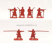 Солдатики из пластика Полк иноземного строя - усиление (6 шт., терракотовый) 1:32, Уфимский солдатик - фото