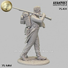Фузилер французской линейной пехоты, 1812 г, 75 мм, Аванпост (75101) (75101)