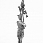 Миниатюра из олова 730 РТ Музыкант-бунчуконосец 7-го африканского полка неаполитанской лин. пехоты 1811 , 54 мм, Ратник