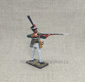 Миниатюра из олова Гренадер преображенского полка, 1812 -14 год, 54 мм, Студия Большой полк - фото