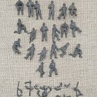 Солдатики из пластика CMH089 Немецкие зенитчики (1/72) Caesar Miniatures - неполный набор ! 20 фигур (Q600-554) (Q600-554 )