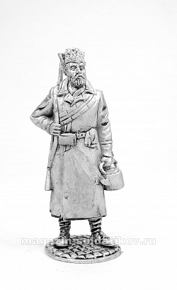 Миниатюра из олова 273 РТ «Человек с ружьем», 54 мм, Ратник