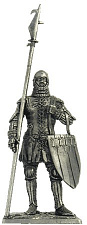 Миниатюра из металла 134. Европейский рыцарь, XV в. EK Castings - фото