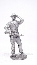 Миниатюра из олова 224 РТ Афганец, 54 мм, Ратник - фото