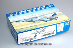 Сборная модель из пластика Самолет F - 100D «Супер Сейбр» 1:32 Трумпетер