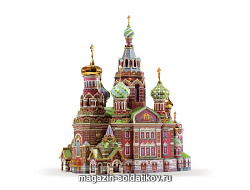 Сборная модель из картона. Спас на Крови (1/1200),Умбум (110) (110)