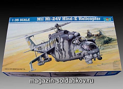 Сборная модель из пластика Вертолет Ми - 24В 1:35 Трумпетер