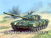 Сборная модель из пластика Танк Т-72Б с активной броней (1/35) Звезда - фото