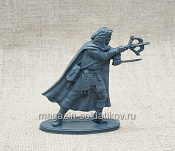 Солдатики из пластика Убийца (серый, смола) Воины и битвы - фото