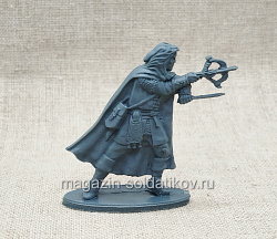Солдатики из пластика Убийца (серый, смола) Воины и битвы (CN299_5) (CN299_5)