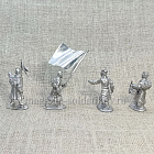 Сборная фигура из металла Командная группа, 1877-1878 гг. 28 мм, Figures from Leon (L121) (L121)