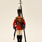 Миниатюра из олова Сержант пехотных полков. Великобритания 1808-15 гг, Студия Большой полк