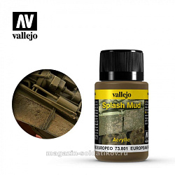 Weathering effects, Брызги грязи, Европа Vallejo (73801) (73801)