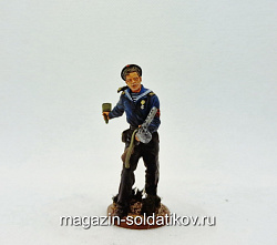 Краснофлотец автоматчик 1943-45 гг., 54 мм, Студия Большой полк (ИЛ0202.14.01.54) (ИЛ0202.14.01.54)