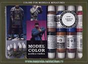 Набор Model Color №1 Folkstone Basics (16цв.) Vallejo - фото