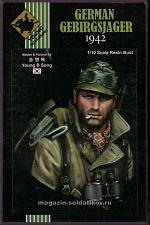 Бюст из смолы YM1836 German Gebirgsjager 1942 1/10 Young miniatures - фото