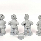 Сборная модель из смолы WWII. Американские танкисты, 50мм Chronos miniatures (BIK-50.005) (BIK-50.005)