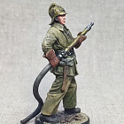 Миниатюра из олова Боец пожарной охраны, 54 мм, Студия Большой полк (ИЛ2459.14.01.54) (ИЛ2459.14.01.54)