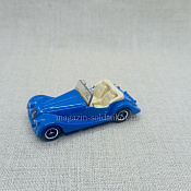 Morgan Plus Four blue 1/64 Matchbox - фото