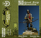 Archer (War of the Roses 1455-1485), 75 mm (1:24) Medieval Forge Miniatures - фото