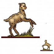 Волшебная фанера Овцы, ягнята, Ягненок 10, Воины и битвы - фото