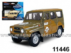Масштабная модель в сборе и окраске Машина УАЗ-31514 ВДВ (с капотом) 1:36 Autotime (11446) (11446)