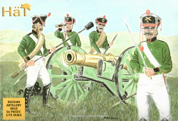 Солдатики из пластика Napoleonic Russian Artillery, (1:72), Hat (8010) (8010)
