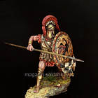 Сборная миниатюра из смолы Greek hoplite, 5th century BC, 75 mm (1:24) Medieval Forge Miniatures (CL-75-022) (CL-75-022)