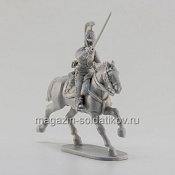 Сборная миниатюра из смолы Рядовой драгунского полка, 28 мм, Аванпост - фото