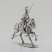 Сборная миниатюра из смолы Рядовой драгунского полка, 28 мм, Аванпост - фото